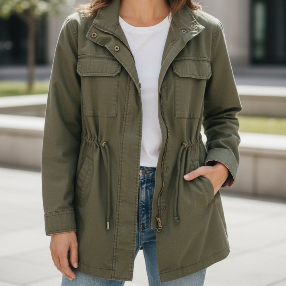 Universal Thread Olive Utility Jacket - image 1